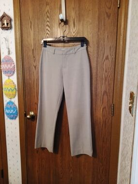 Old Navy Neutral Taupe Wide-Leg Dress Pants